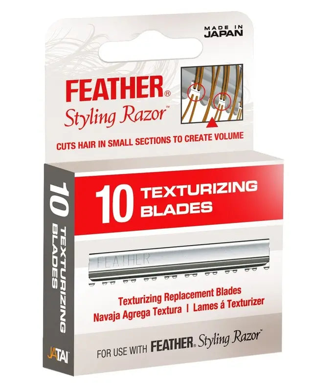 Feather Styling Razor Replacement 10 Texturizing Blades F1-20-106