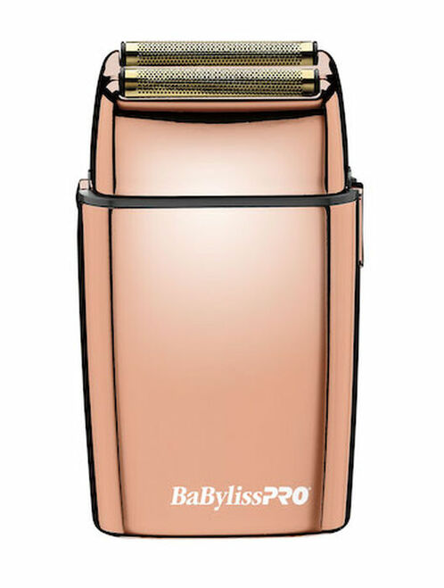 BaBylissPRO Electric Shaver Foil FX02 Metal Cordless Double - Rose Gold