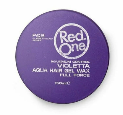 2 x RedOne Purple Aqua Hair Styling Wax Full Force | 150 ml | Red One Wax