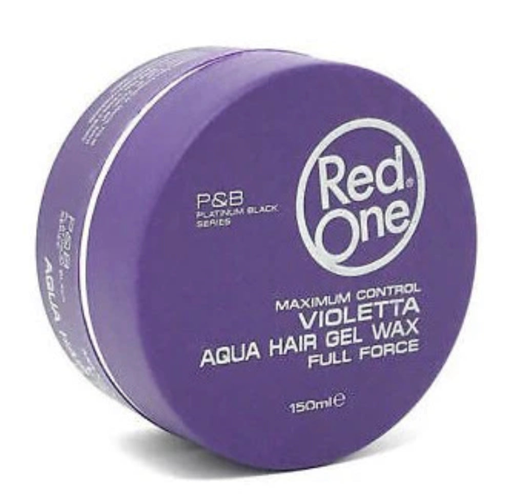 3 x RedOne Purple Aqua Hair Styling Wax Full Force | 150 ml | Red One Wax