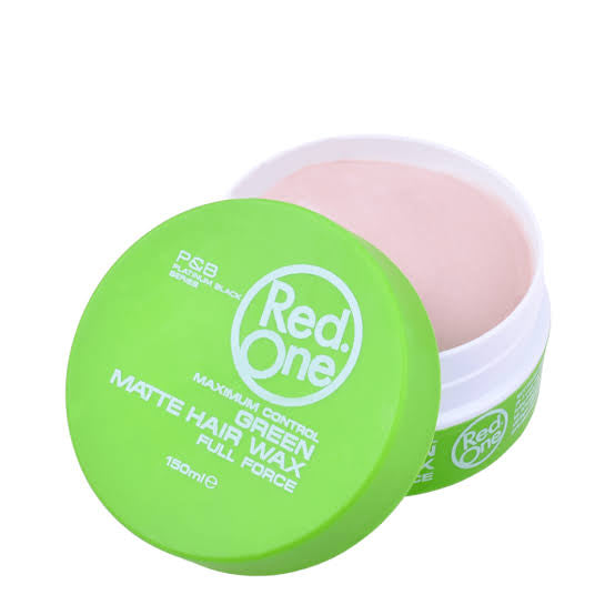 2 x RedOne Green Matte Hair Styling Wax Full Force | 150 ml | Red One Wax