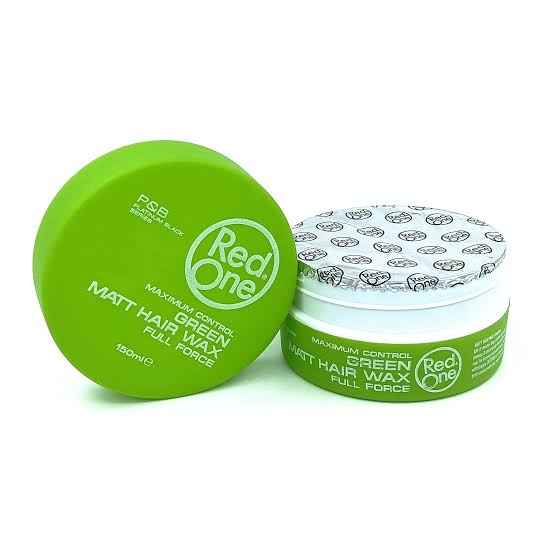 2 x RedOne Green Matte Hair Styling Wax Full Force | 150 ml | Red One Wax