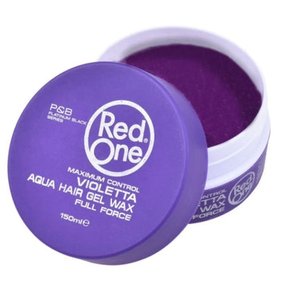 3 x RedOne Purple Aqua Hair Styling Wax Full Force | 150 ml | Red One Wax