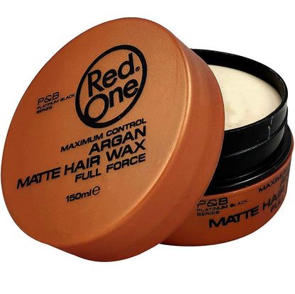 2 x RedOne Argan Matte Hair Styling Wax Full Force | 150 ml | Red One Wax