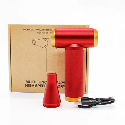 Mini Hair Dryer Usb Rechargeable 12V Super Sonic Travel Small Hair Dryer - H6016