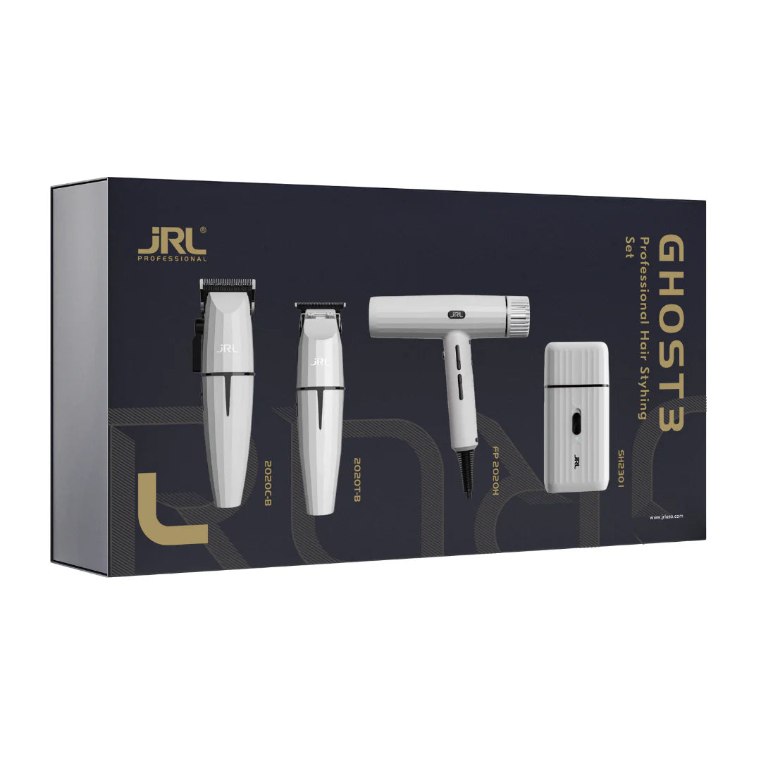 JRL Ghost Quad Pack - Clipper, Trimmer, Shaver and Dryer