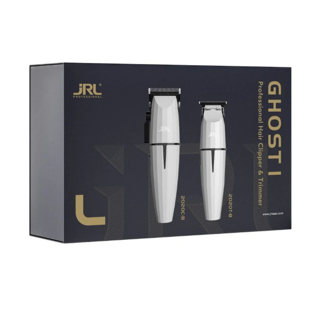 JRL Onyx White Ghost Hair Clipper Duo Kit