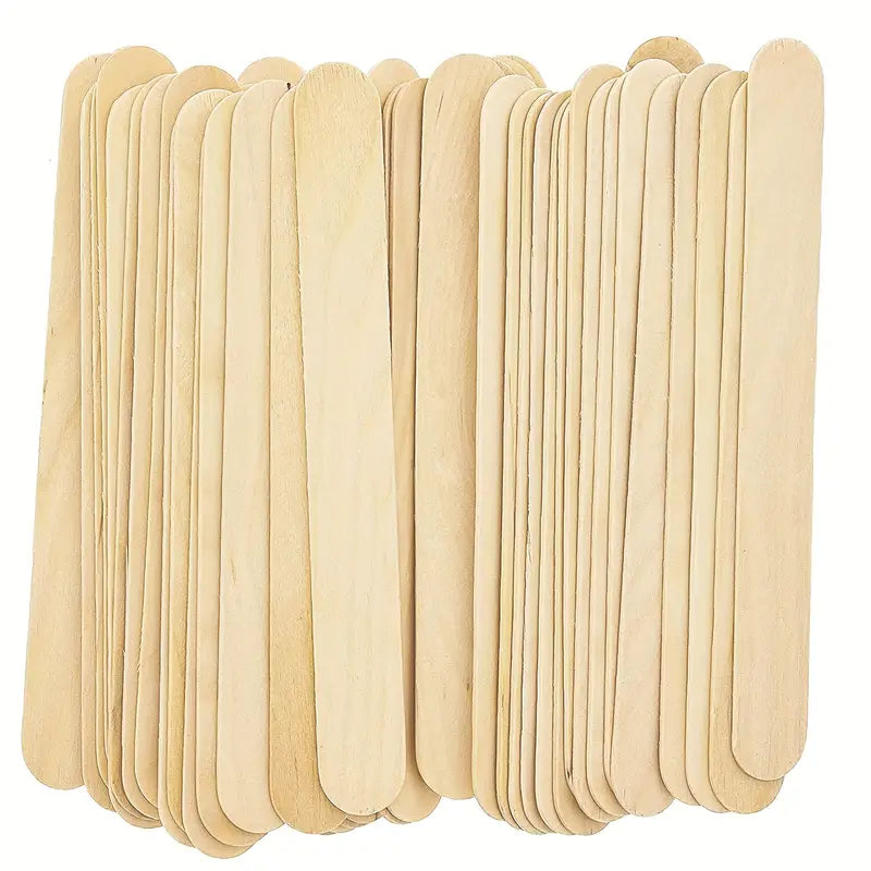 1000Pcs Medium Wax Wood Body Hair Removal Stick Applicator Scraper