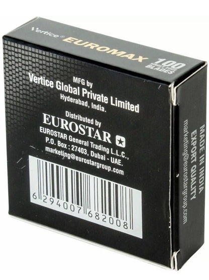 Euromax Platinum Coated Single Edge Razor Blades 50 X 100 - 5000 Blades