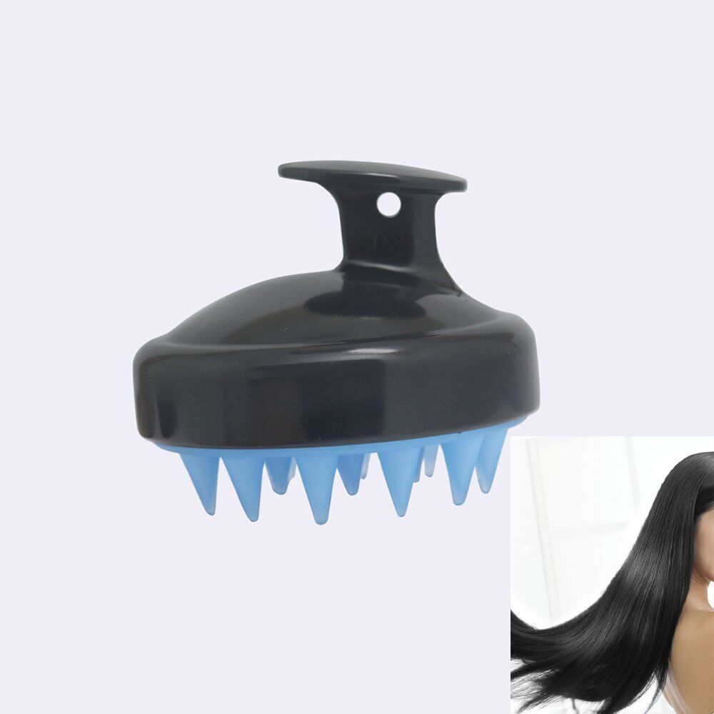 Silicone Hair Scalp Massager Shampoo Brush Shower Comb