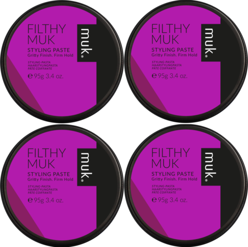 Muk Wax 4 x Filthy Muk 95g Value Pack 100% Genuine - Matte Styling Wax