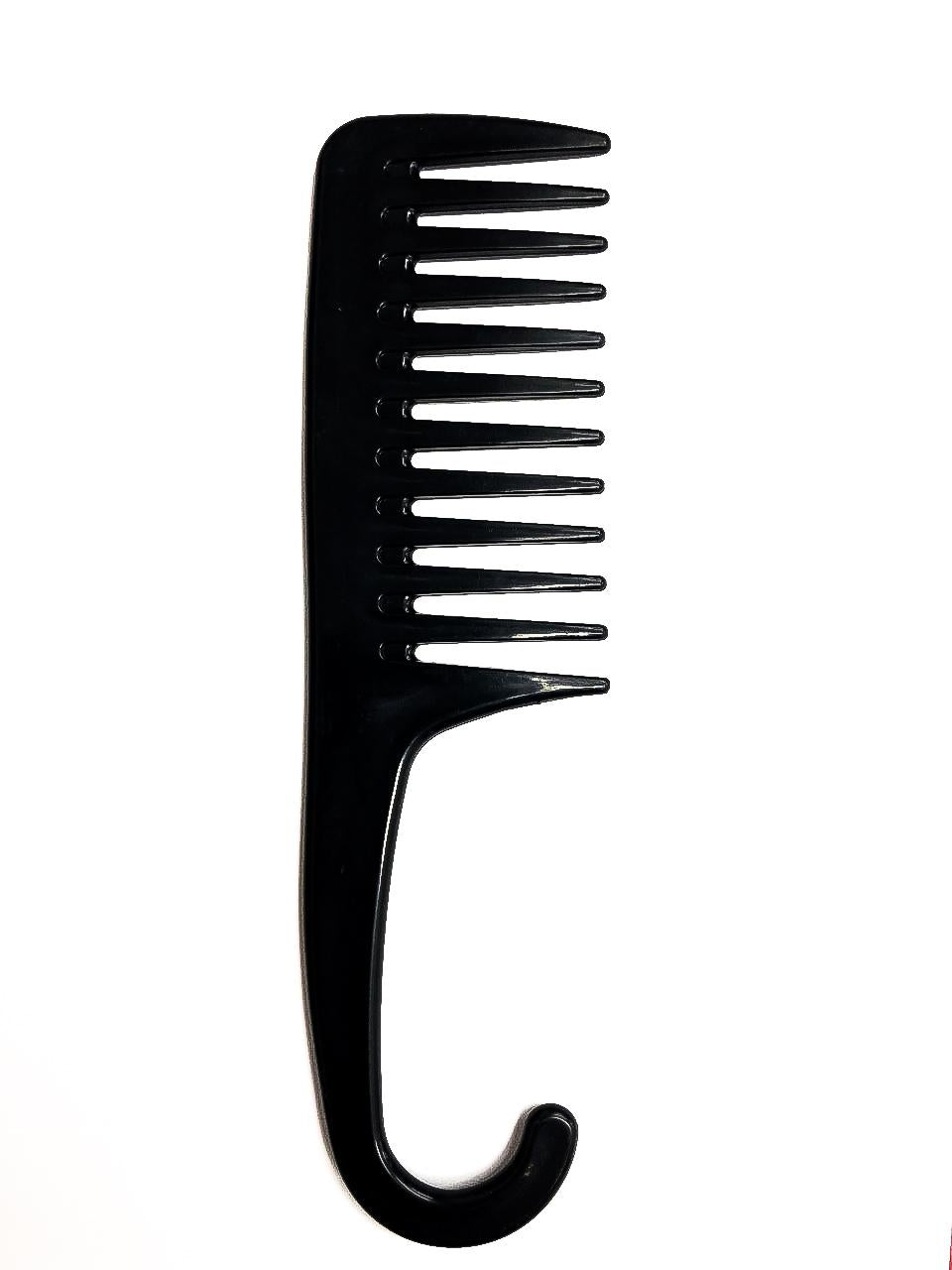 Wide Tooth Hair Comb (Black)