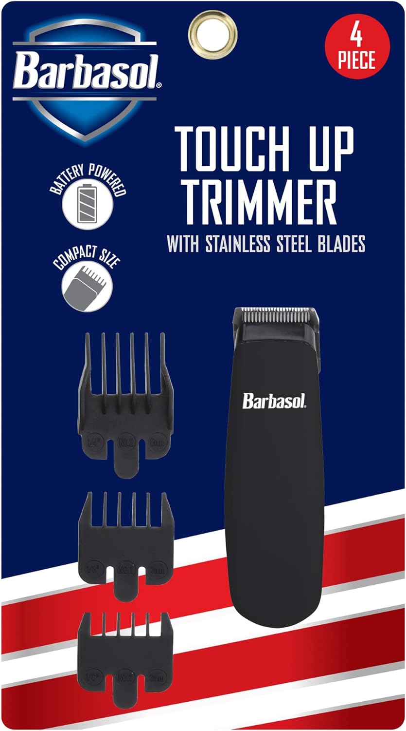 Barbasol - Touch Up Beard Trimmer For Men Mini Electric Razor