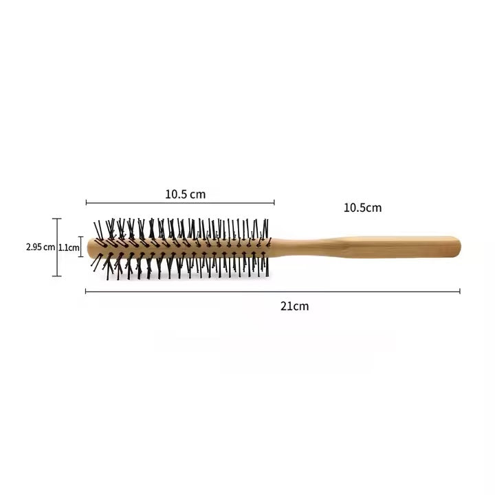 Beard Styling Round Wooden Brush 13mm