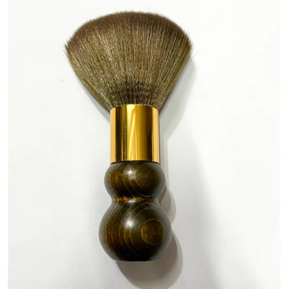 Neck Brush Round Wood Handle With Gold - 510